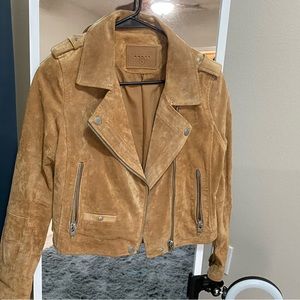 Blanknyc camel leather jacket